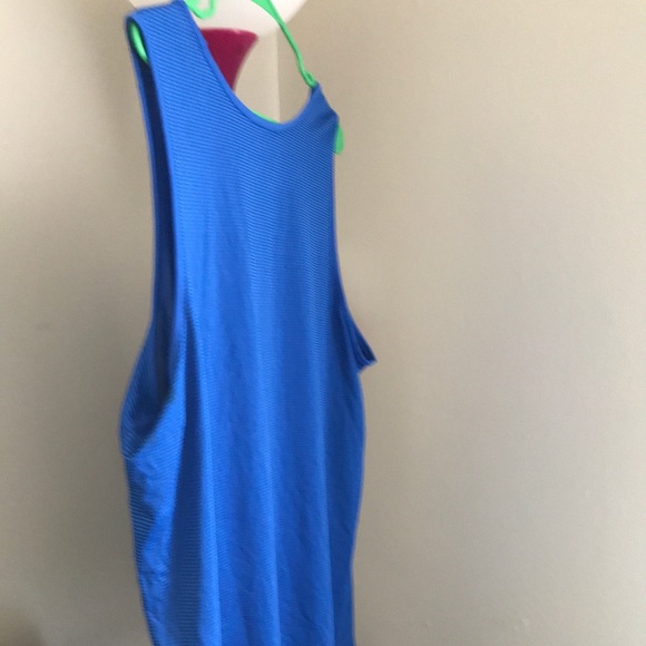 RUSELL Training fit, BLUE SLEEVELESS SHIRT. - Picture 3 of 7